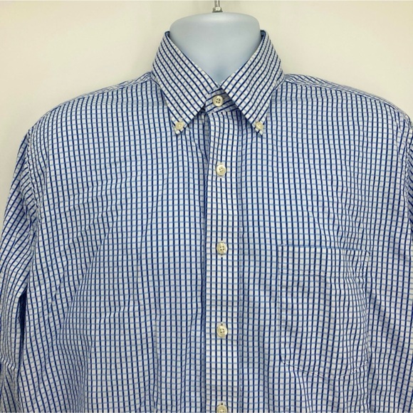 ❤️‍🔥 (5/20) MICHAEL Michael Kors Men's Checkered Dress Shirt Size Large - Picture 2 of 9